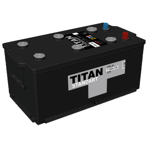 Авто аккумулятор Titan STANDART 190.3 A/ h L+ 1150A photo 1 Авто аккумулятор Titan STANDART 190.3 A/ h L+ 1150A photo 1