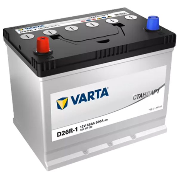 Acumulator auto Varta Standart 6СТ-68.1 VL D26R-1 (568 311 058) 580A photo 1