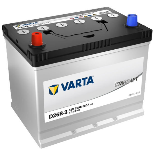 Acumulator auto Varta Standart 6СТ-75.1 L+ VL D26R-3 (575 311 068) 680 A photo 1