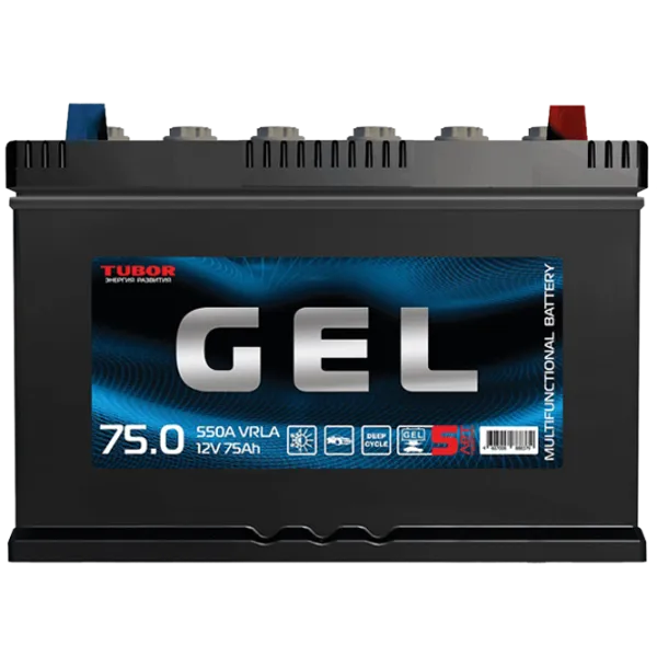 Acumulator auto Tubor GEL 75.0 A/ h R+ 550A photo 1 Acumulator auto Tubor GEL 75.0 A/ h R+ 550A photo 1
