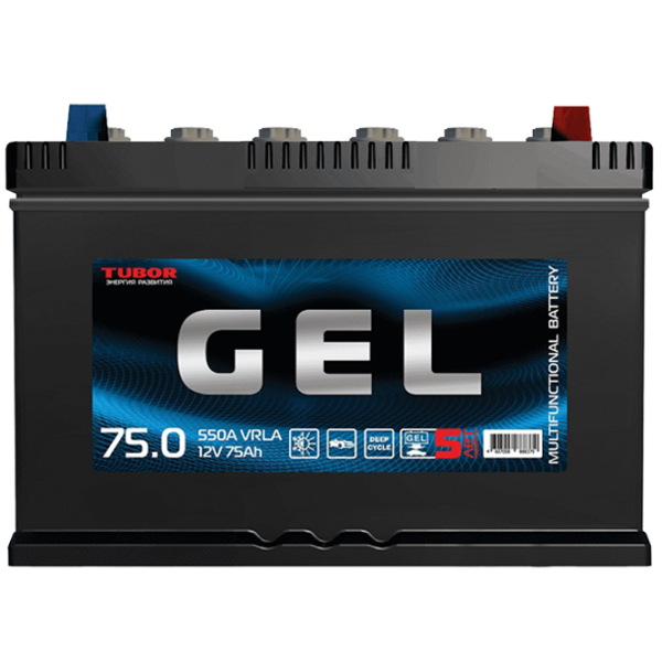 Acumulator auto Tubor GEL 75.0 A/ h R+ 550A photo 1 Acumulator auto Tubor GEL 75.0 A/ h R+ 550A photo 1