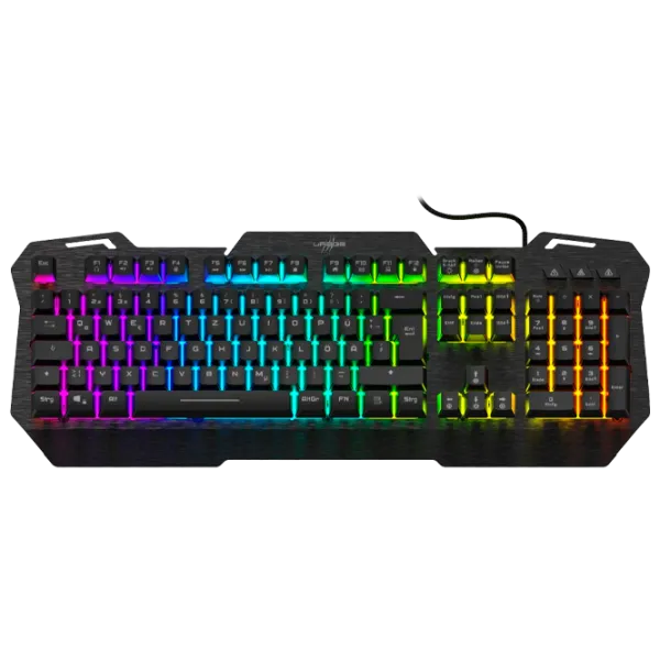 Клавиатура Hama Exodus 450 Metal Проводная/ Черный photo 1 Клавиатура Hama Exodus 450 Metal Проводная/ Черный photo 1