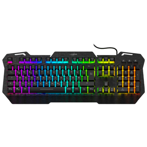 Клавиатура Hama Exodus 450 Metal Проводная/ Черный photo 1 Клавиатура Hama Exodus 450 Metal Проводная/ Черный photo 1