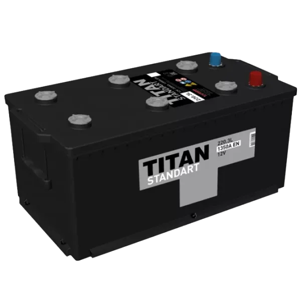 Авто аккумулятор Titan STANDART 220.3 A/ h L+ 1350A photo 1 Авто аккумулятор Titan STANDART 220.3 A/ h L+ 1350A photo 1