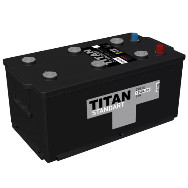 Авто аккумулятор Titan STANDART 220.3 A/ h L+ 1350A photo 1 Авто аккумулятор Titan STANDART 220.3 A/ h L+ 1350A photo 1