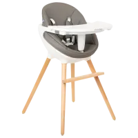 Scaun de masă Kikka Boo Elma (31004010114) Crescător/ 6 luni/ Gray