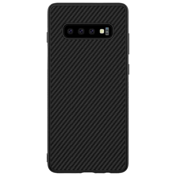 Husă pentru smartphone Samsung Galaxy S10 Nillkin/ Back/ TPU/ PC/ Black photo 1