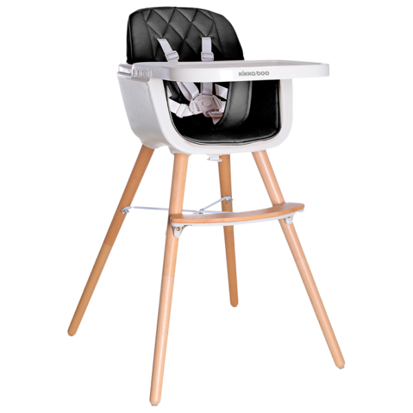 Scaun de masă Kikka Boo Woody (31004010130) Crescător/ 6 luni / Black  photo 1 Scaun de masă Kikka Boo Woody (31004010130) Crescător/ 6 luni / Black  photo 1