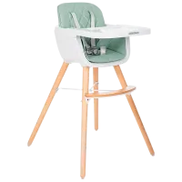 Стульчик для кормления Kikka Boo Woody (31004010131) Растущий/ 6 месяцев / Мятный 