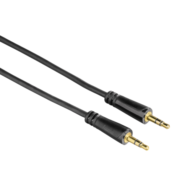 Cablu audio Hama 3.5 mm + 3.5 mm 1.5 m/ Black photo 1 Cablu audio Hama 3.5 mm + 3.5 mm 1.5 m/ Black photo 1