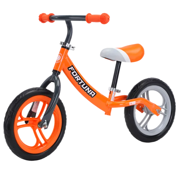 Bicicletă fără pedale Lorelli FORTUNA 12" Metal/ Gray Orange photo 1 Bicicletă fără pedale Lorelli FORTUNA 12" Metal/ Gray Orange photo 1