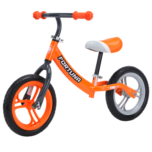 Bicicletă fără pedale Lorelli FORTUNA 12" Metal/ Gray Orange photo 1 Bicicletă fără pedale Lorelli FORTUNA 12" Metal/ Gray Orange photo 1