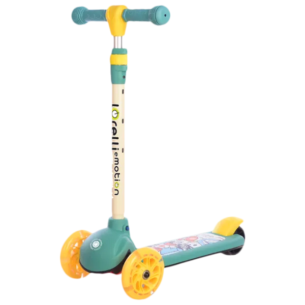 Trotinetă pentru copii cu trei roți Lorelli Tamtam (10390160002) 50 kg/ Green photo 1