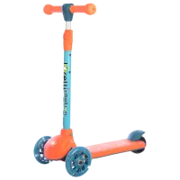 Trotinetă pentru copii cu trei roți Lorelli Tamtam (10390160005) 50 kg/ Orange