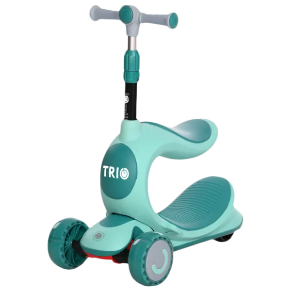 Trotinetă pentru copii cu trei roți Lorelli Trio (10390150002) 50 kg/ Green photo 1