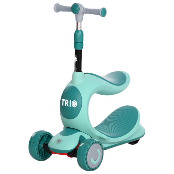 Trotinetă pentru copii cu trei roți Lorelli Trio (10390150002) 50 kg/ Green photo 1