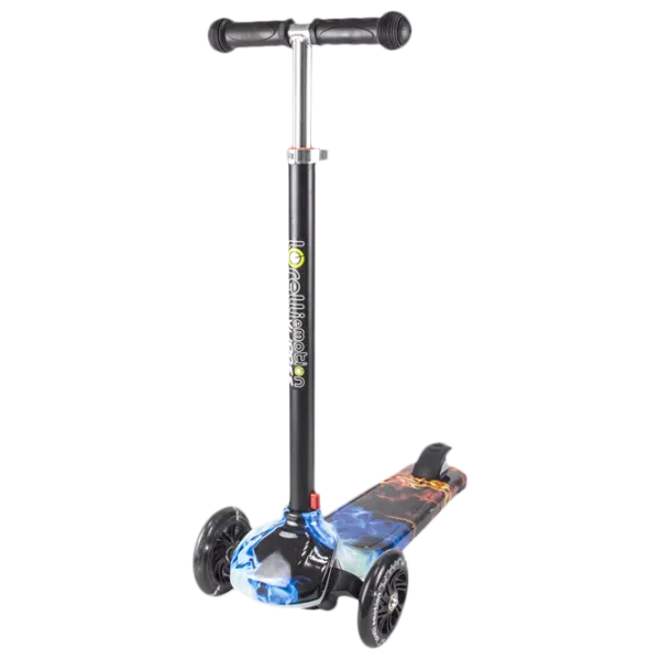 Trotinetă pentru copii cu trei roți Lorelli Yuppee (10390100018) 50 kg/ Black photo 1