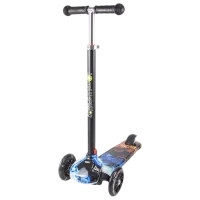 Trotinetă pentru copii cu trei roți Lorelli Yuppee (10390100018) 50 kg/ Black