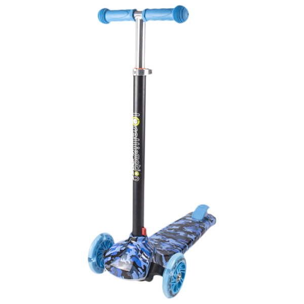 Trotinetă pentru copii cu trei roți Lorelli Yuppee (10390100017) 50 kg/ Blue photo 1