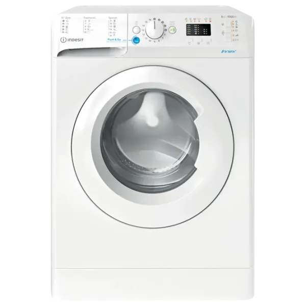 Стиральная машина Indesit BWSA 61051 W EU N 6 кг / 1000 об/мин / Белый photo 1