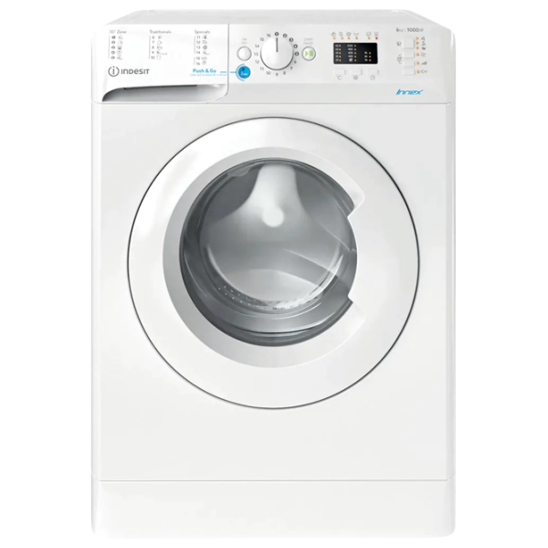 Стиральная машина Indesit BWSA 61051 W EU N 6 кг / 1000 об/мин / Белый photo 1