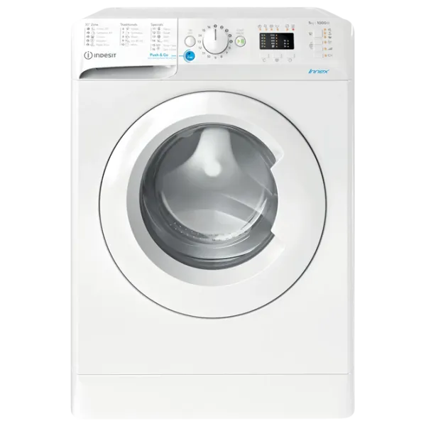 Mașină de spălat Indesit BWSA 51051 W EU N 5 kg / 1000 rpm / White photo 1