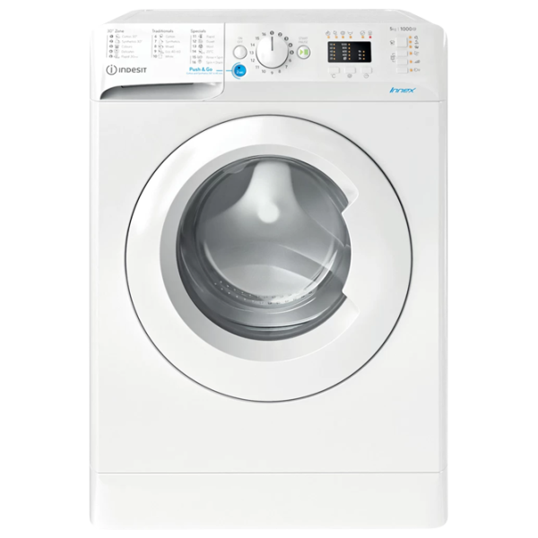 Mașină de spălat Indesit BWSA 51051 W EU N 5 kg / 1000 rpm / White photo 1
