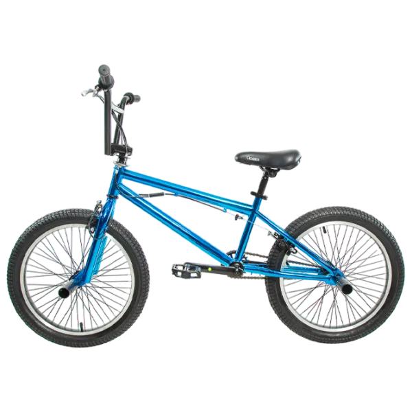 Велосипед Crosser BMX 20" Алюминий/ Синий Серебристый photo 1