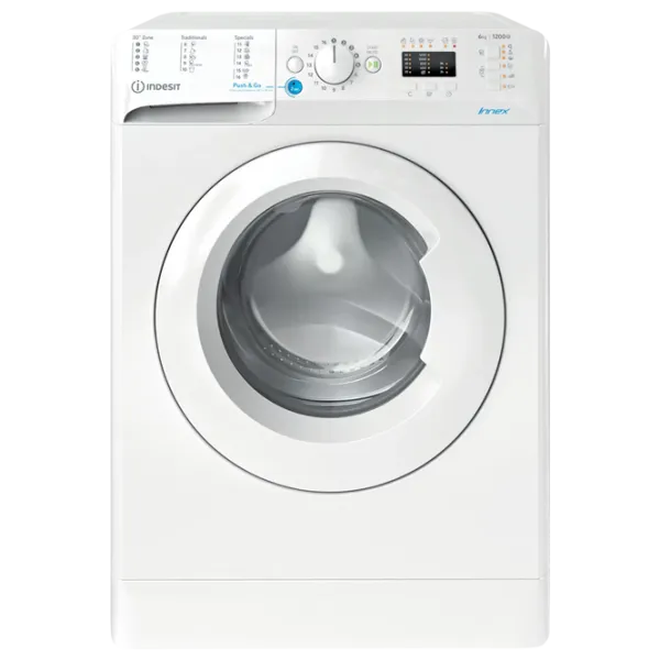 Стиральная машина Indesit BWSA 61251 W EU 6 кг / 1200 об/мин / Белый photo 1