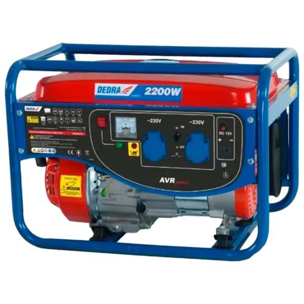 Generator de curent Dedra DEGB2510 230 V Benzină / 2 kW photo 1