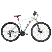 Велосипед Crosser Shadow 29" 19" Алюминий/ Серый Красный