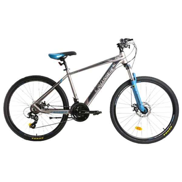 Велосипед Crosser SOLO 29" 19" Алюминий/ Серый Синий photo 1