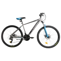 Велосипед Crosser SOLO 29" 19" Алюминий/ Серый Синий