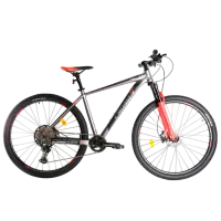 Велосипед Crosser SOLO 29" 21" Алюминий/ Серый Оранжевый