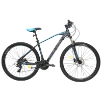 Велосипед Crosser Lava 29" 18" Алюминий/ Черный Синий