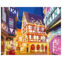 Картина по номерам BrushMe Рождественские огоньки BS52772 50 x 40 см