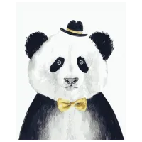 Картина по номерам BrushMe Мистер Панда GX9465 50 x 40 см/ Вертикальная