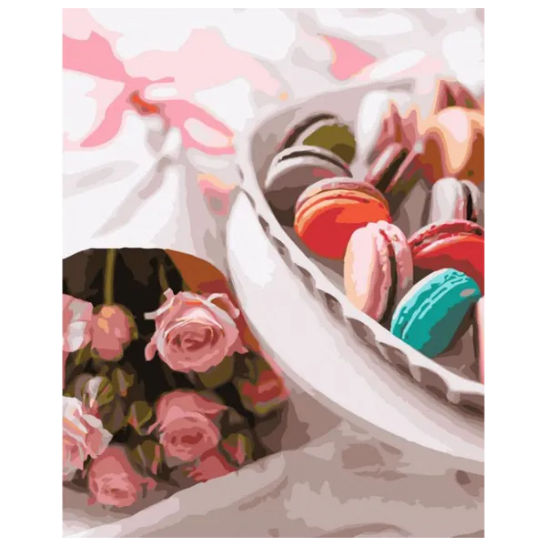 Картина по номерам BrushMe Макаруны с любовью GX41144 50 x 40 см/ Вертикальная photo 1 Картина по номерам BrushMe Макаруны с любовью GX41144 50 x 40 см/ Вертикальная photo 1