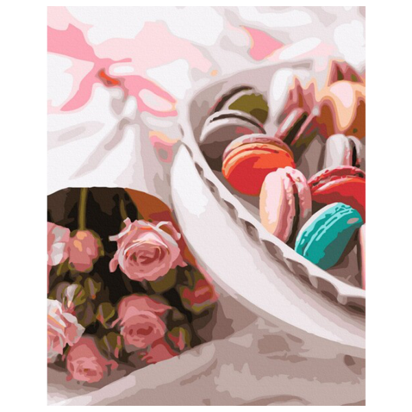 Картина по номерам BrushMe Макаруны с любовью GX41144 50 x 40 см/ Вертикальная photo 1 Картина по номерам BrushMe Макаруны с любовью GX41144 50 x 40 см/ Вертикальная photo 1