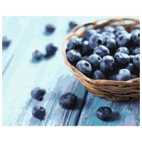 Картина по номерам BrushMe Черника GX31481 50 x 40 см/ Горизонтальная