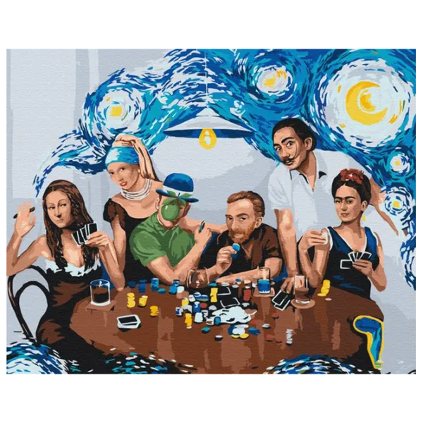 Картина по номерам BrushMe Друзья - шедевры BS52761 50 x 40 см/ Горизонтальная photo 1 Картина по номерам BrushMe Друзья - шедевры BS52761 50 x 40 см/ Горизонтальная photo 1