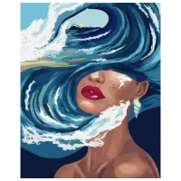 Картина по номерам BrushMe Океан мыслей GX37549 50 x 40 см/ Вертикальная