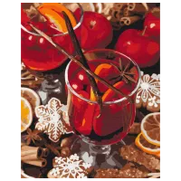 Картина по номерам BrushMe Пряный глинтвейн BS52736 50 x 40 см/ Вертикальная