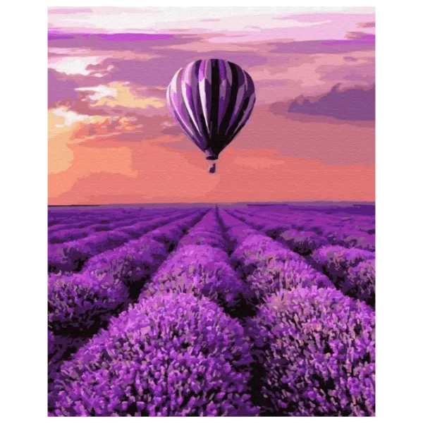 Pictură pe numere BrushMe Balon Provence GX32305 50 x 40 cm/ Verticală photo 1 Pictură pe numere BrushMe Balon Provence GX32305 50 x 40 cm/ Verticală photo 1