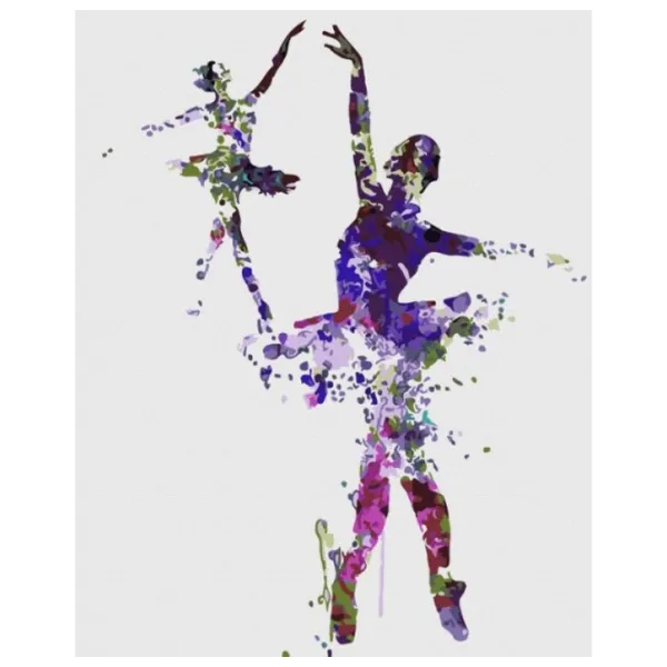 Pictură pe numere BrushMe Modele de balerini GX22582 50 x 40 cm/ Verticală photo 1 Pictură pe numere BrushMe Modele de balerini GX22582 50 x 40 cm/ Verticală photo 1