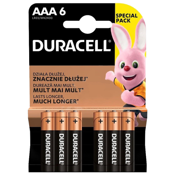 Baterie Duracell K6 AAA 1.5 V/ 6 buc. photo 1