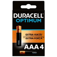 Батарейка Duracell Optimum K4 AAA 1.5 В/ 4 шт.