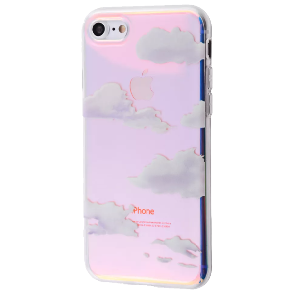 Чехол для смартфона Apple iPhone 7/ 8/ SE2 WAVE/ Back/ TPU/ Розовый Белый photo 1