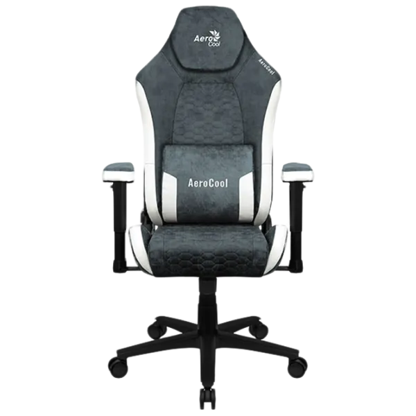 Scaun Gaming AeroCool Crown AeroSuede Steel Blue photo 1 Scaun Gaming AeroCool Crown AeroSuede Steel Blue photo 1
