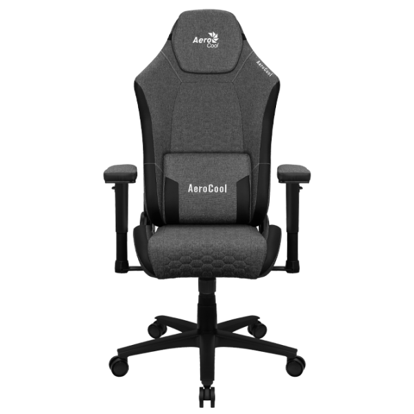 Scaun Gaming AeroCool Crown AeroSuede Ash Black photo 1 Scaun Gaming AeroCool Crown AeroSuede Ash Black photo 1